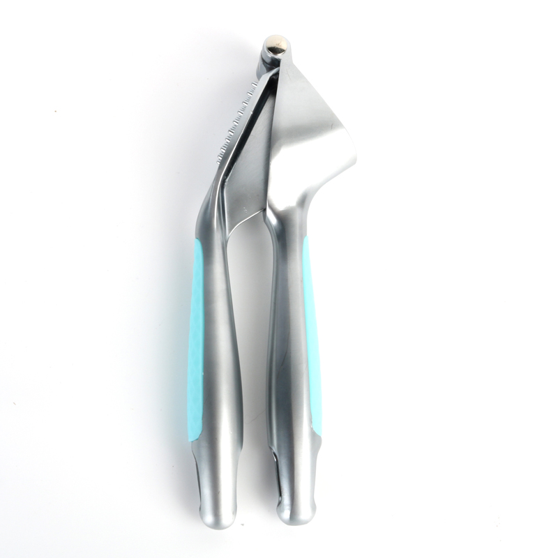 Nyt design, holdbar zinklegering hvidløgspresse